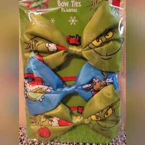 Grinch Bow Ties Pack Of 3